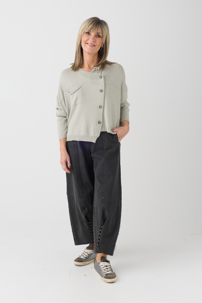 Lurdes Bergada Stone Cardigan 812