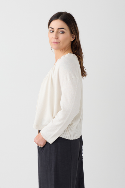 Lurdes Bergada Bone Cardigan