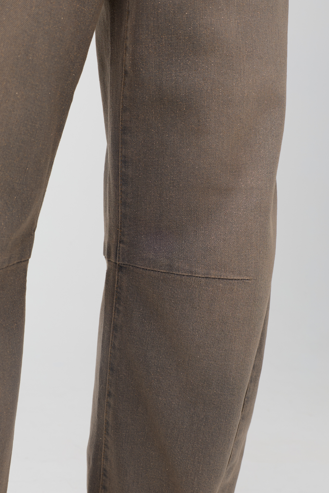 Mac Dakota Exotic Bronze Coated Glitter Jeans