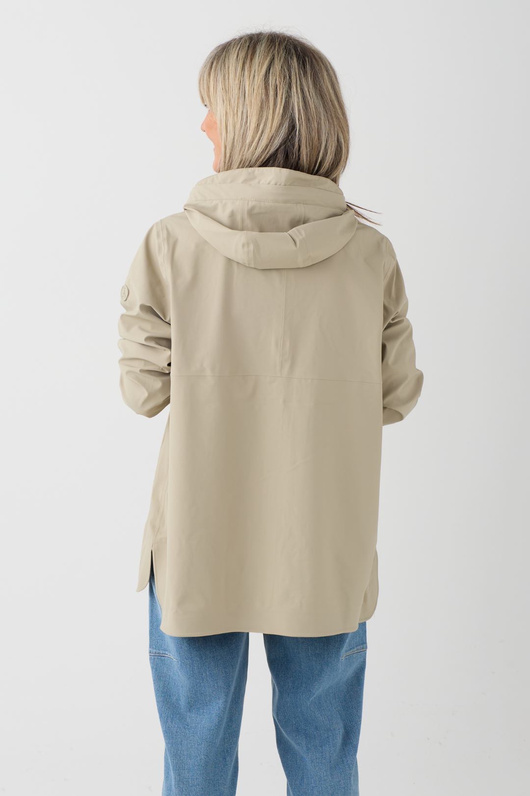 Tanta Jala Stone Grey Raincoat