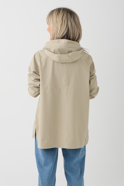 Tanta Jala Stone Grey Raincoat