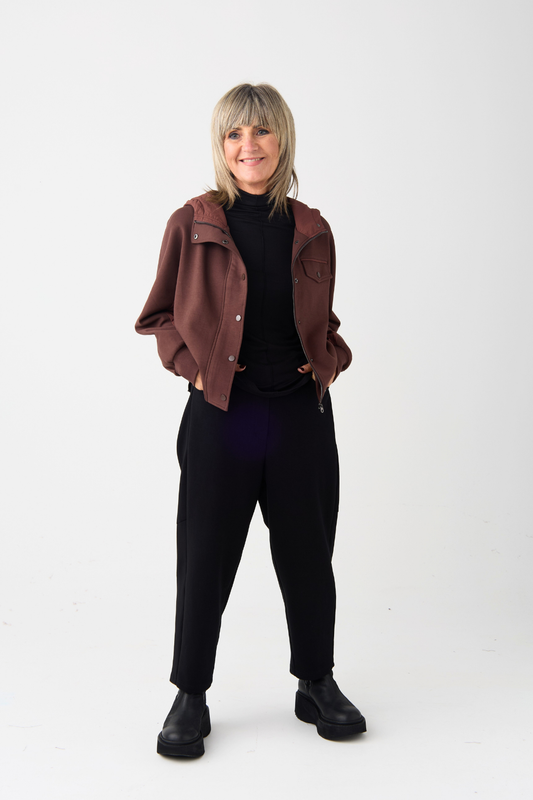 el2 Brown Hooded Jacket