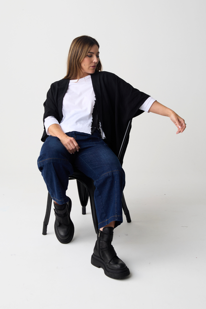 Lurdes Bergada Black Batwing Jacket