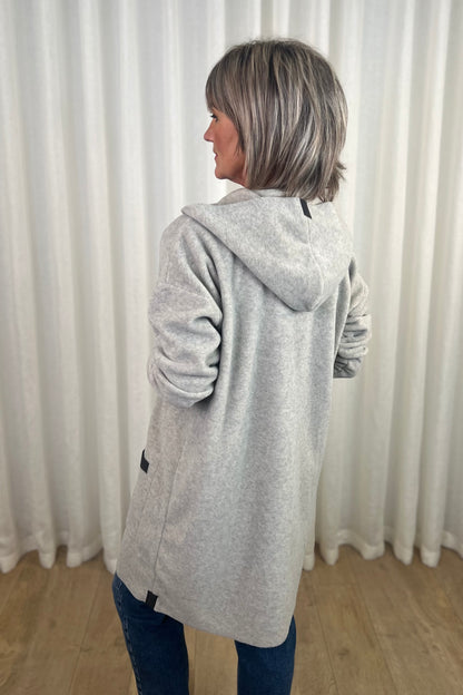 Henriette Steffensen Sand Cardigan with Hood