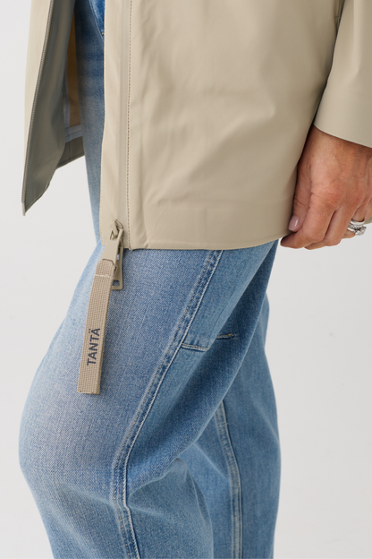 Tanta Jala Stone Grey Raincoat