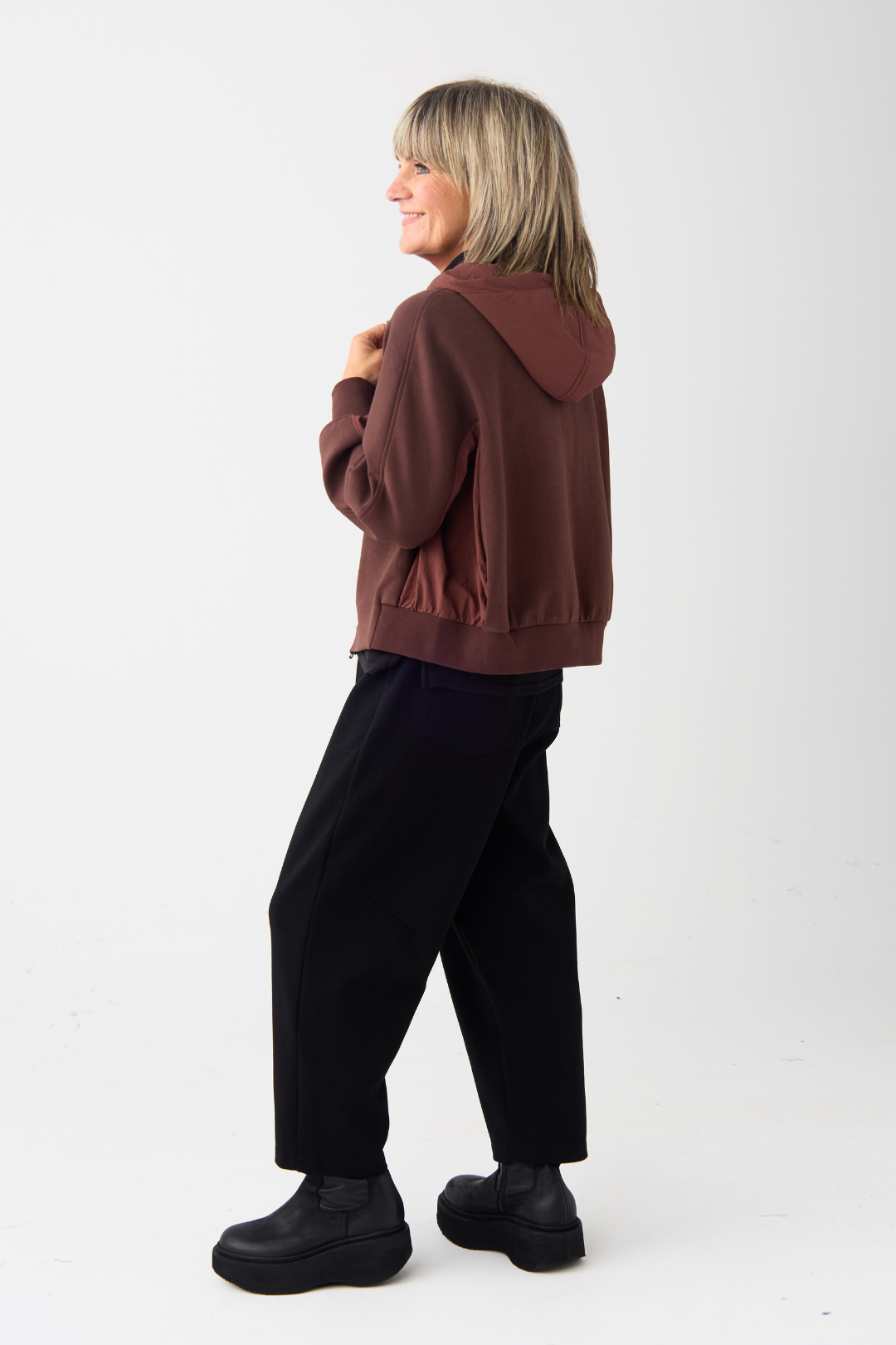 el2 Brown Hooded Jacket