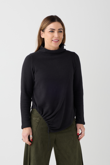 Lurdes Bergada Black Long Sleeve Top