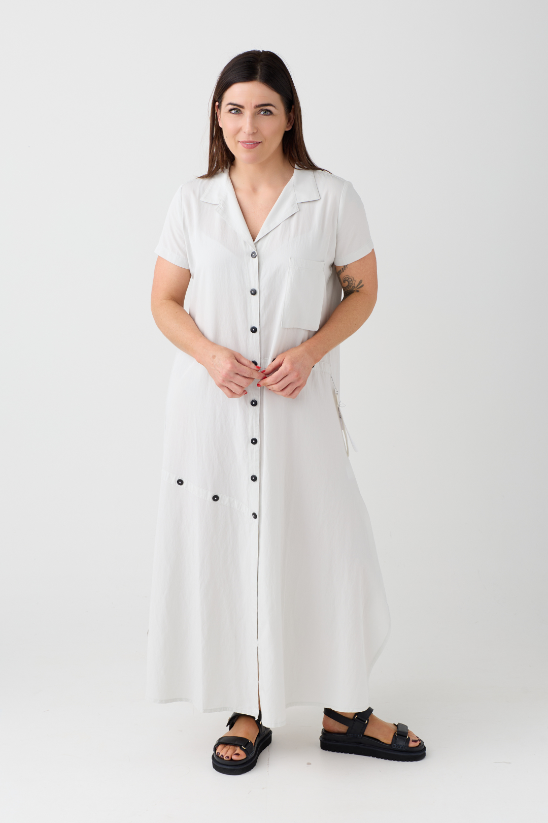 Lurdes Bergada Bone Shirt Dress 410
