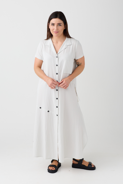 Lurdes Bergada Bone Shirt Dress 410