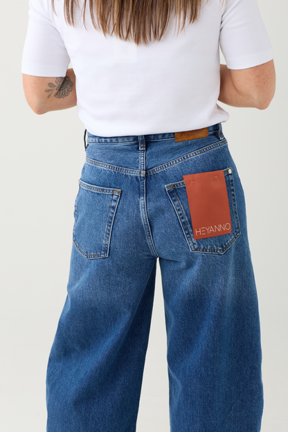 HEYANNO Trooper Loop Medium Blue Jeans