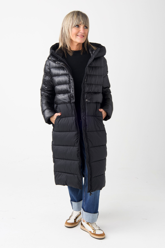 FF Black Contrast Thermolite Coat