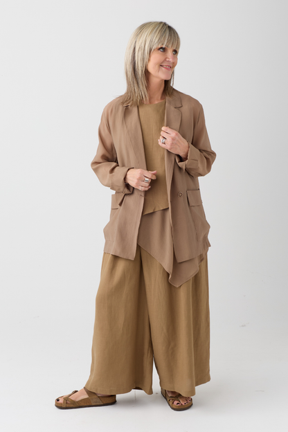 el2 Camel Sheer Blazer 5002