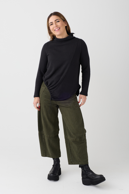 Lurdes Bergada Black Long Sleeve Top