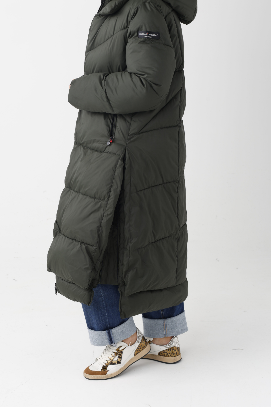 FF Olive/Black Thermolite Padded Coat