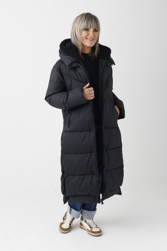 FF Black Thermolite Padded Coat