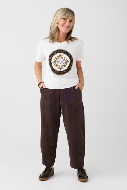 Mac Tilda Truffle Brown Worker Trouser