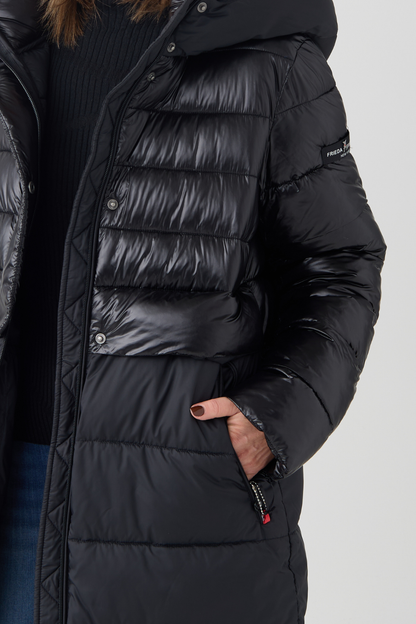 FF Black Contrast Thermolite Coat
