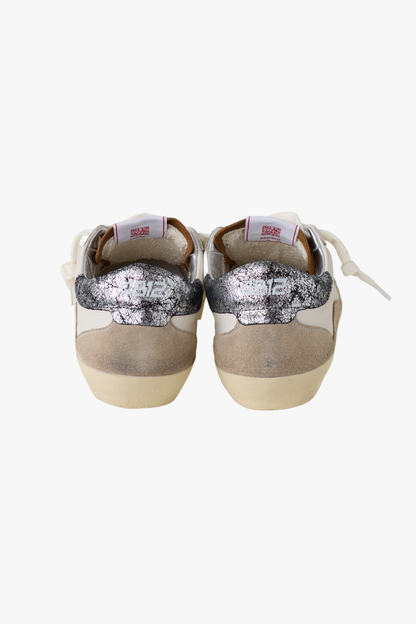 4B12 Suprime White/Brown Trainer