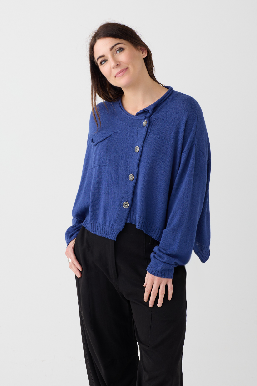 Lurdes Bergada Azure Cardigan 812