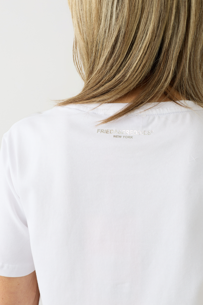 FF White/Silver Heart T-Shirt
