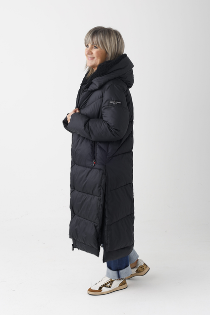 FF Black Thermolite Padded Coat