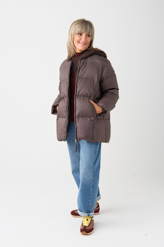 el2 Dark Brown Coat w/Snood