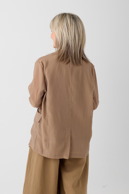 el2 Camel Sheer Blazer 5002
