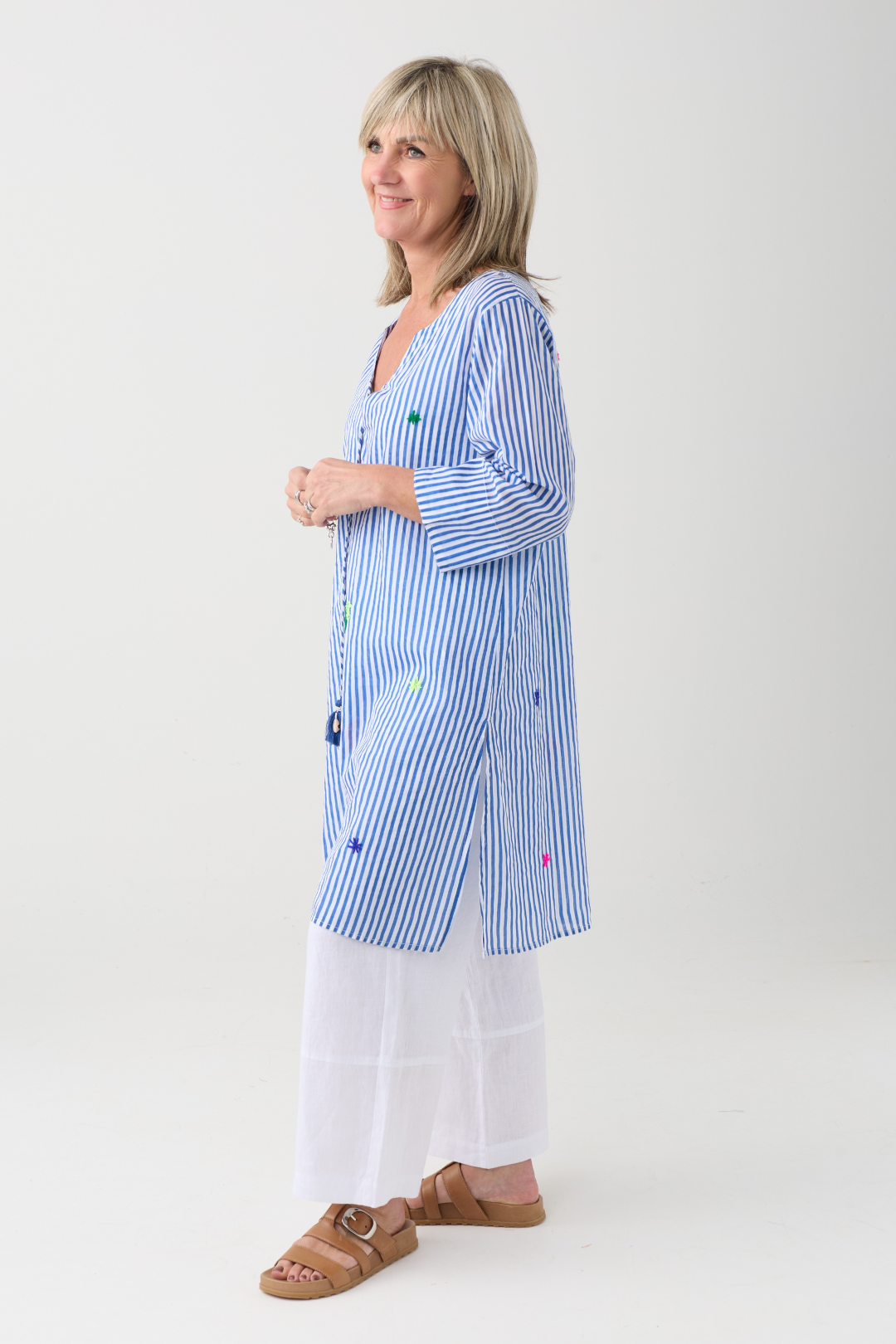 Palme Blue Stripe/ Rainbow Tunic