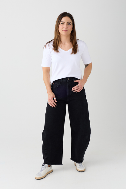 HEYANNO Trooper Black Jeans