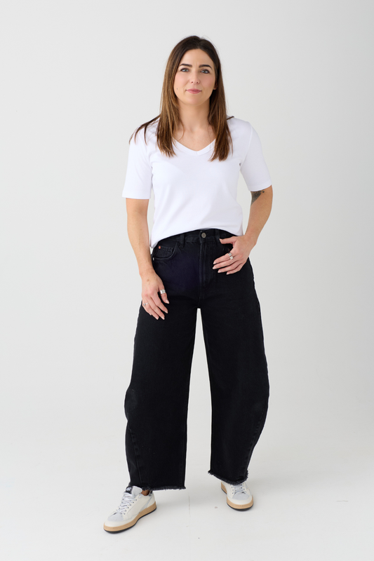 HEYANNO Trooper Black Jeans