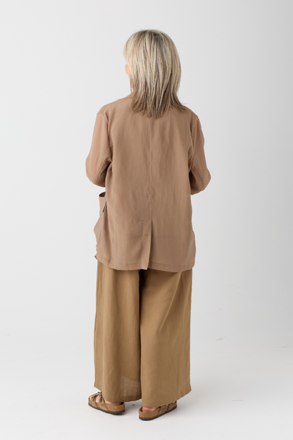 el2 Camel Sheer Blazer 5002