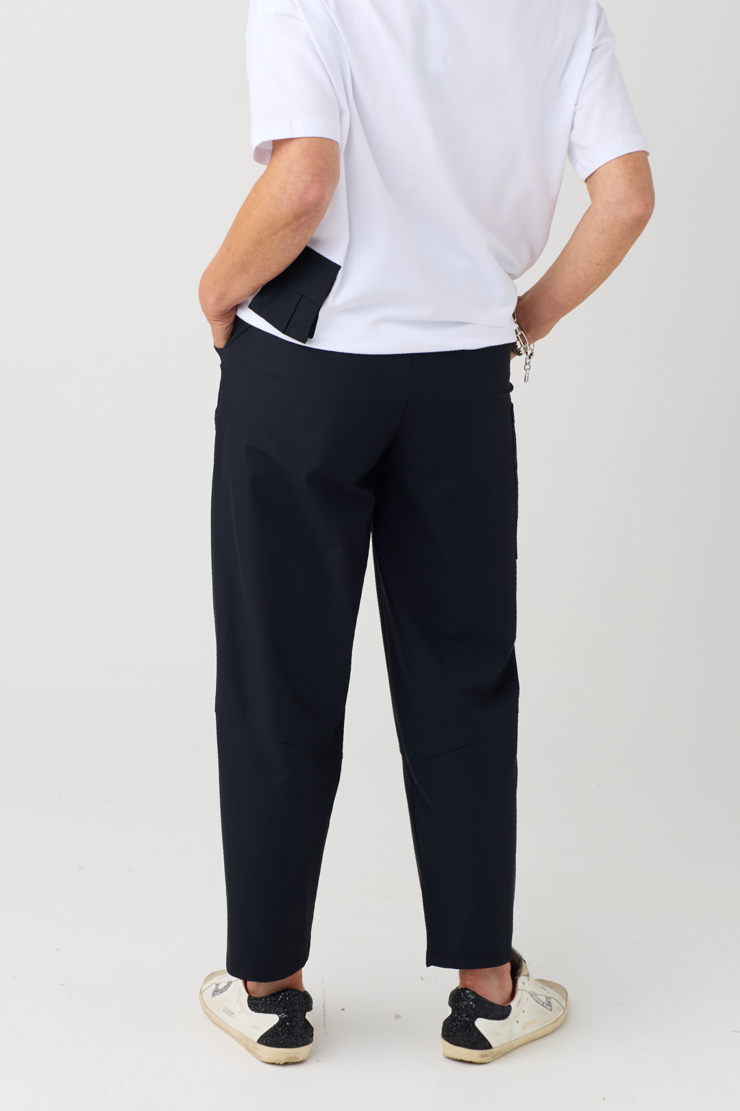 Naya Black Slim Leg/Patch Pocket Trouser