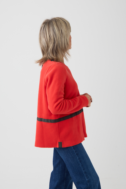 HS Tomato Jumper w/Band at Waist