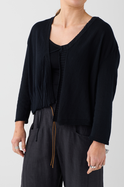 Lurdes Bergada Black Cardigan