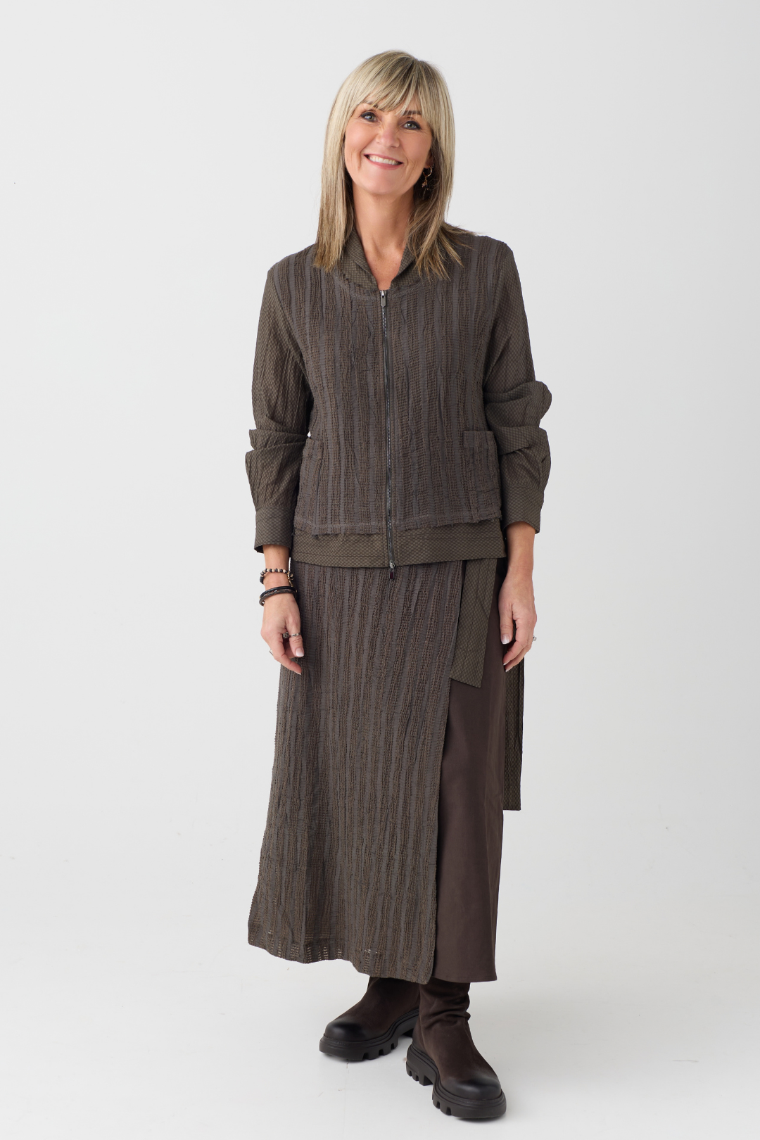 el2 Khaki/Brown Skirt 7008