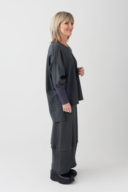 KZR Peat Ribbed Skirt