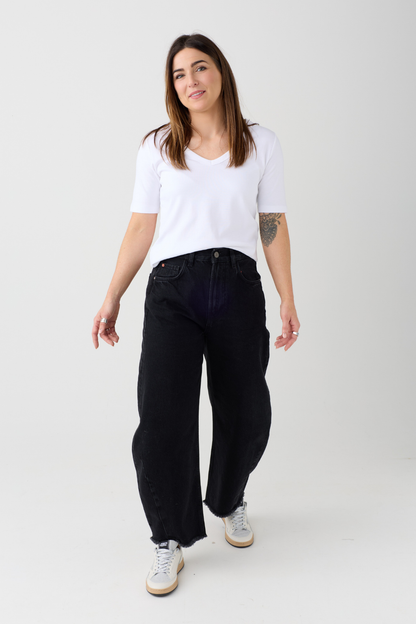 HEYANNO Trooper Black Jeans