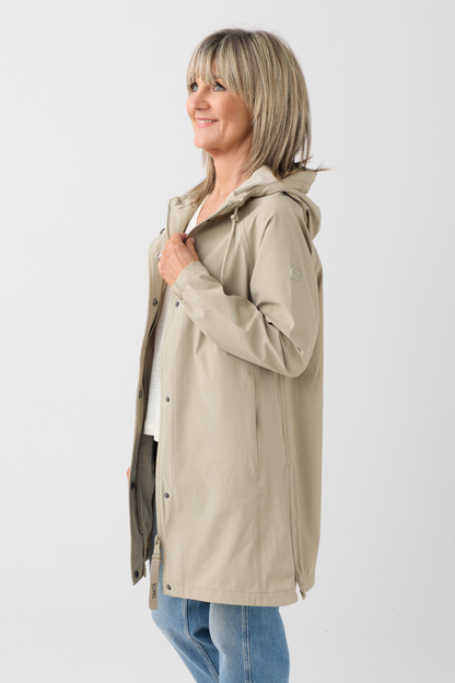 Tanta Neboa Stone Grey Raincoat