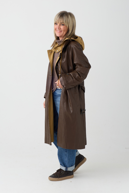 el2 Brown/Camel Reversible Coat 6024