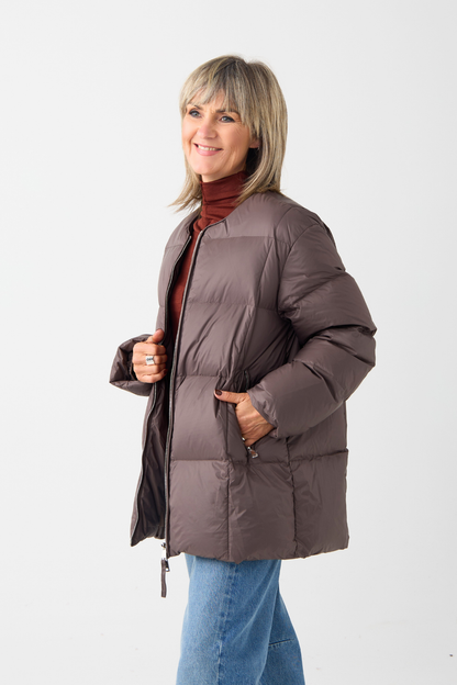 el2 Dark Brown Coat w/Snood
