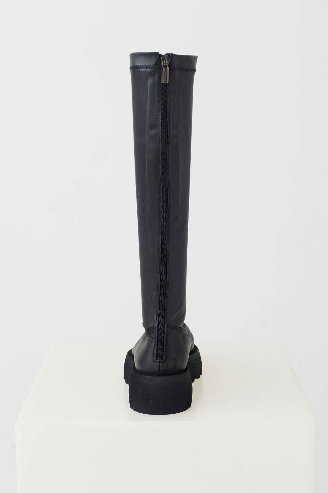 Lofina Black/Nero Nappa Stretch Long Boot
