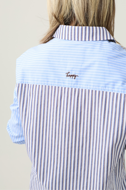 TSP Blue/White/Brown Stripe Shirt
