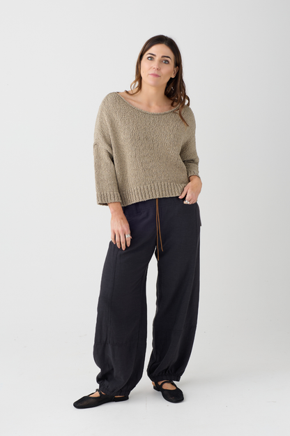 Lurdes Bergada Toasted Crop Jumper