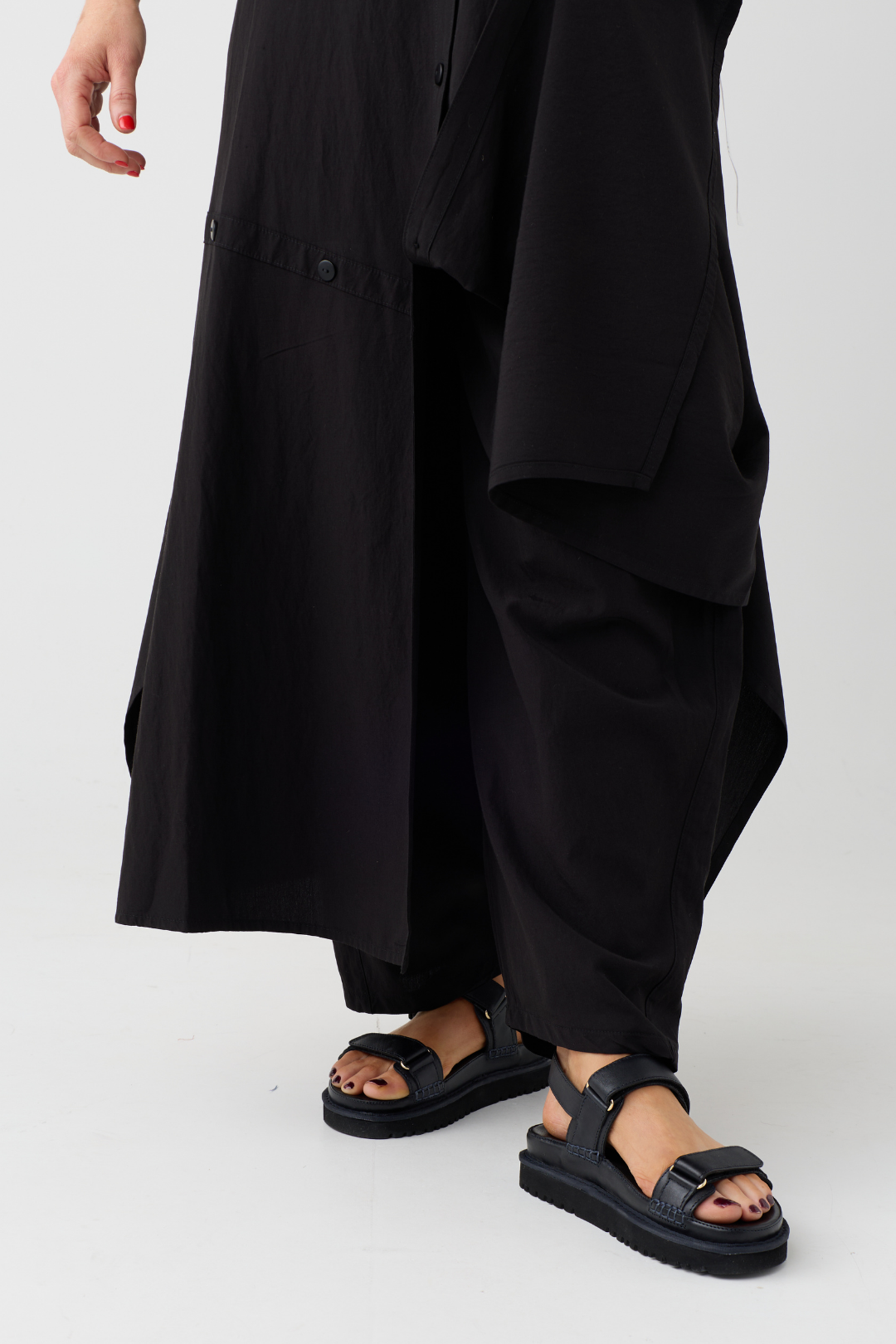 Lurdes Bergada Black Shirt Dress 410