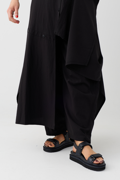 Lurdes Bergada Black Shirt Dress 410
