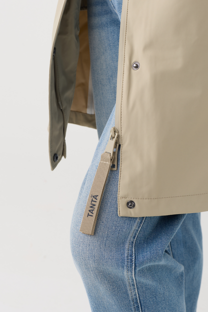 Tanta Neboa Stone Grey Raincoat