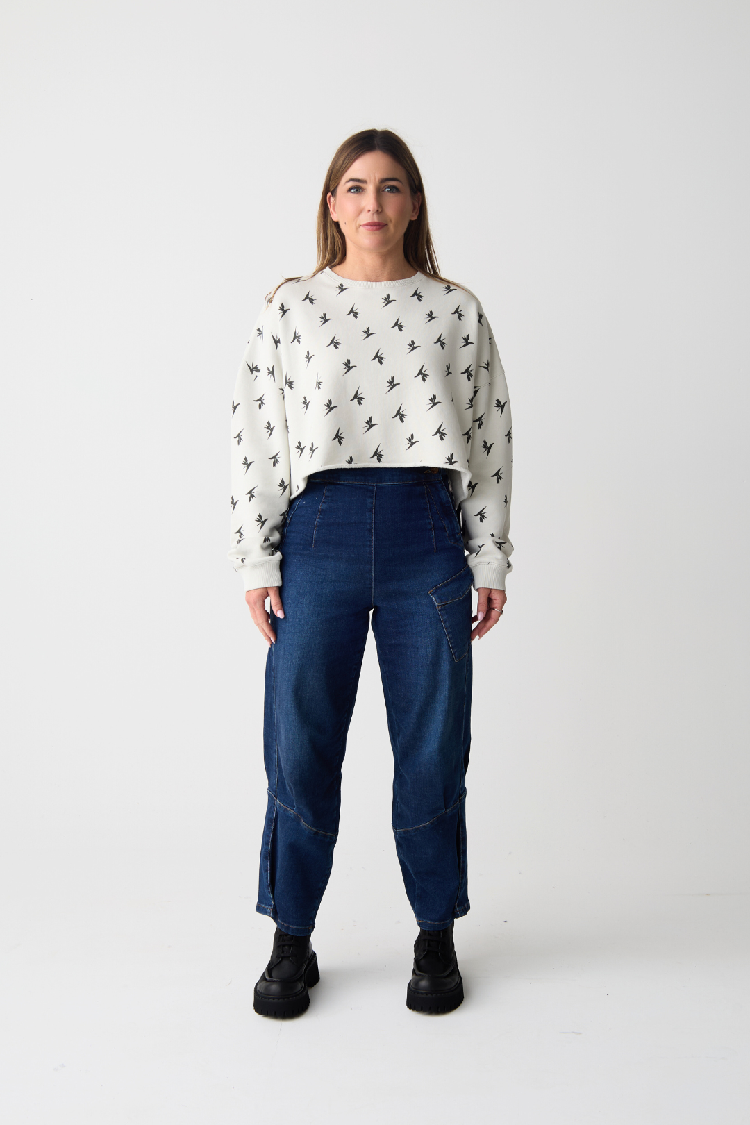 Lurdes Bergada Off-White Print Sweatshirt