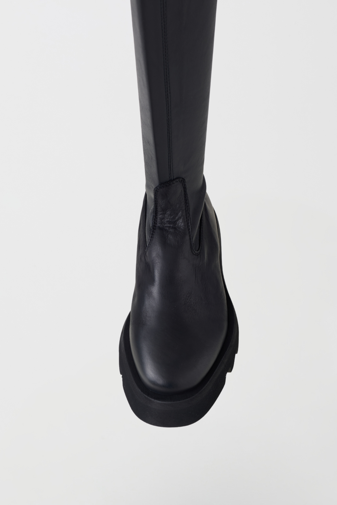 Lofina Black/Nero Nappa Stretch Long Boot