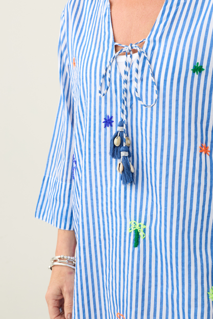 Palme Blue Stripe/ Rainbow Tunic