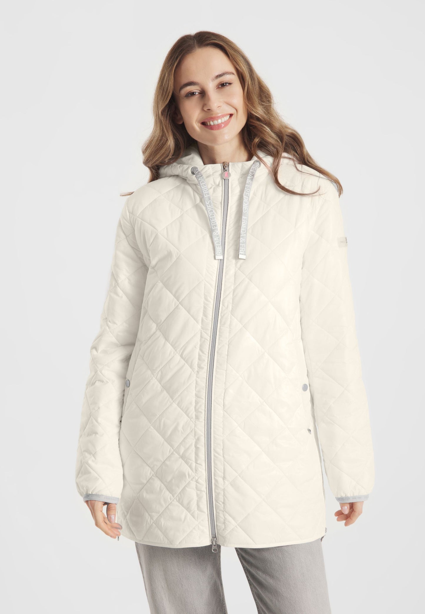FF Champagne Long Quilted Jacket